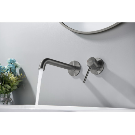 Смеситель для умывальника Blue Water BOSTON BOS-BPU.110 Графит (Gun metal)