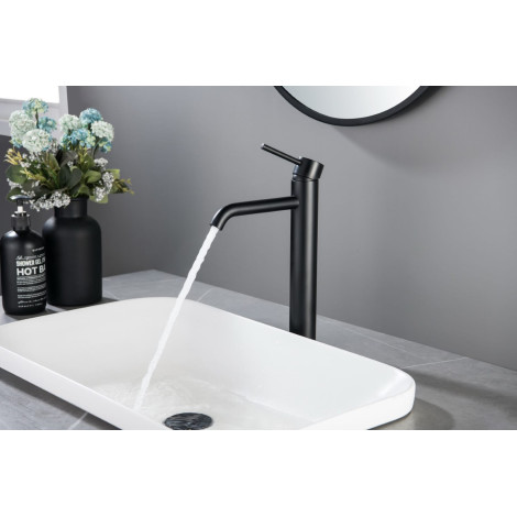 Смеситель для раковины Blue Water BOSTON BOS-BUW.050 Черный матовый
