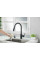 Смеситель кухонный Blue Water DIANA PLUS Черный матовый (под окно)