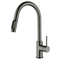 Змішувач кухонний Blue Water DIANA PLUS Графіт (Gun metal) під вікно