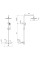 Душовий гарнітур Blue Water BOSTON BOS-ZKPN.400 TERMO Золото