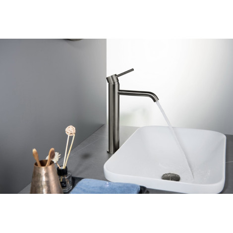 Смеситель для раковины Blue Water BOSTON BOS-BUW.050 Графит (Gun metal)