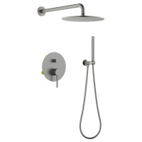Душевой комплект Blue Water BOSTON BOS-ZKP.150 Графит (Gun metal)