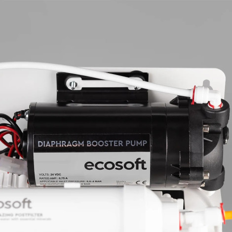 Фільтр зворотного осмосу Ecosoft Standard PRO з мінералізацією та помпою (MO550MPECOSTD)