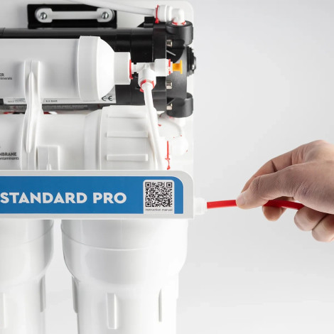 Фільтр зворотного осмосу Ecosoft Standard PRO з мінералізацією та помпою (MO550MPECOSTD)