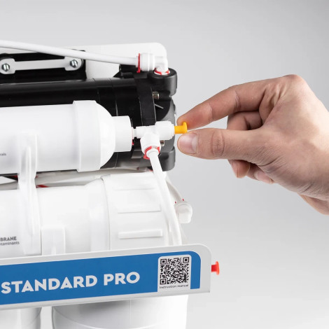 Фільтр зворотного осмосу Ecosoft Standard PRO з мінералізацією та помпою (MO550MPECOSTD)