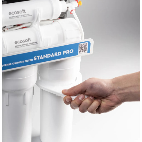 Фільтр зворотного осмосу Ecosoft Standard PRO з мінералізацією та помпою (MO550MPECOSTD)