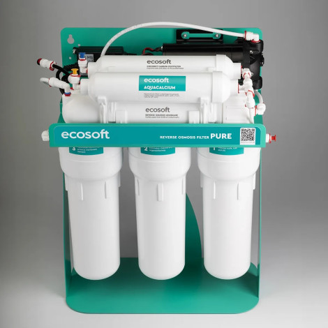 Фільтр зворотного осмосу Ecosoft PURE AquaCalcium Mint з помпою на станині (MO675PSMACECO)