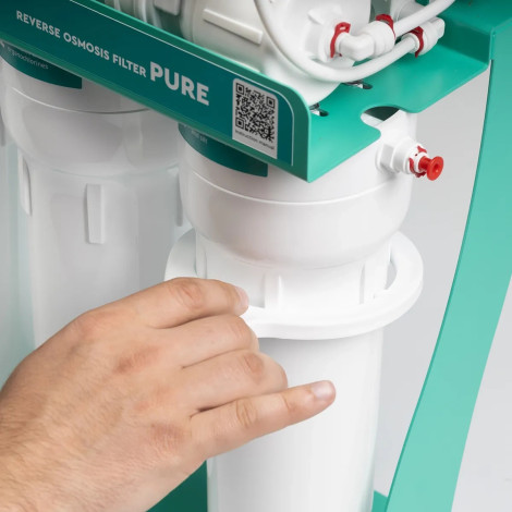 Фільтр зворотного осмосу Ecosoft PURE AquaCalcium Mint з помпою на станині (MO675PSMACECO)