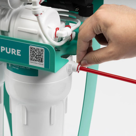Фільтр зворотного осмосу Ecosoft PURE AquaCalcium Mint з помпою на станині (MO675PSMACECO)