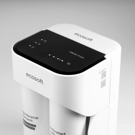 Ультракомпактний розумний прямоточний фільтр зворотного осмосу Ecosoft CROSS Max (MO2800PECO)