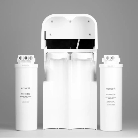Ультракомпактний розумний прямоточний фільтр зворотного осмосу Ecosoft CROSS Max (MO2800PECO)