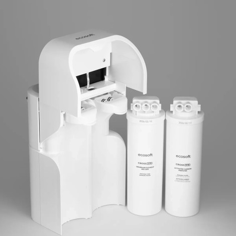Ультракомпактний розумний прямоточний фільтр зворотного осмосу Ecosoft CROSS Max (MO2800PECO)