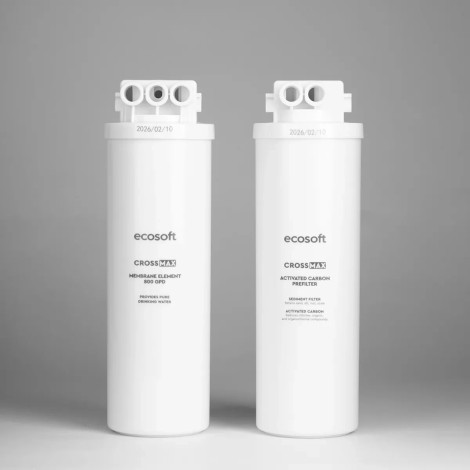 Ультракомпактний розумний прямоточний фільтр зворотного осмосу Ecosoft CROSS Max (MO2800PECO)