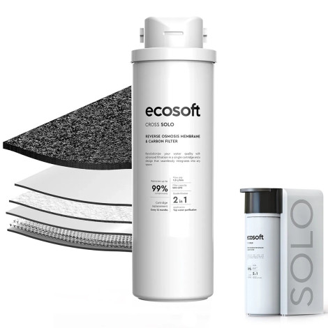 Ультракомпактний розумний фільтр зворотного осмосу Ecosoft CROSS Solo (MO1500PECO)
