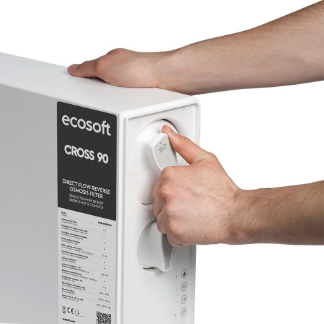 Компактний розумний фільтр зворотного осмосу Ecosoft CROSS90 (MO3600PECO)