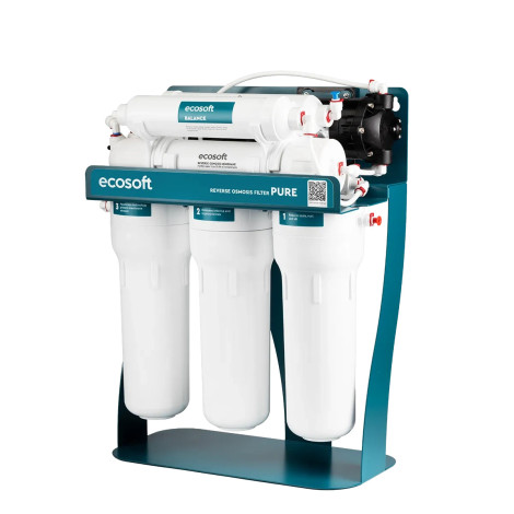 Фільтр зворотного осмосу Ecosoft PURE BALANCE з помпою на станині (MO675MBALPSECO)