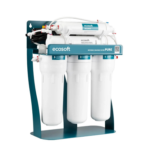 Фільтр зворотного осмосу Ecosoft PURE BALANCE з помпою на станині (MO675MBALPSECO)