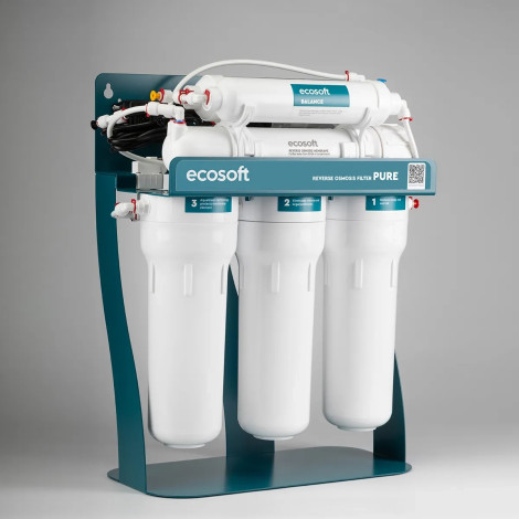 Фільтр зворотного осмосу Ecosoft PURE BALANCE з помпою на станині (MO675MBALPSECO)