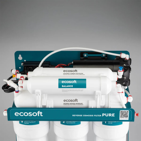 Фільтр зворотного осмосу Ecosoft PURE BALANCE з помпою на станині (MO675MBALPSECO)