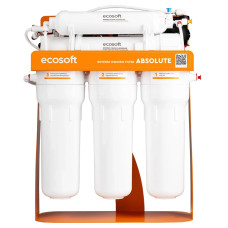Фільтр зворотного осмосу Ecosoft Absolute з мінералізатором з помпою на станині