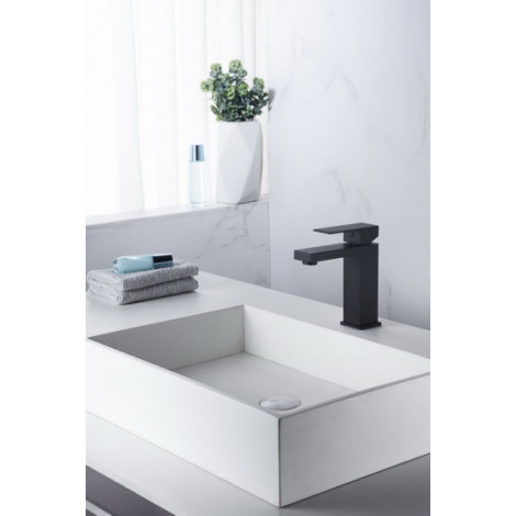 Змішувач для раковини Blue Water TORONTO TOR-BUN.010 Чорний матовий