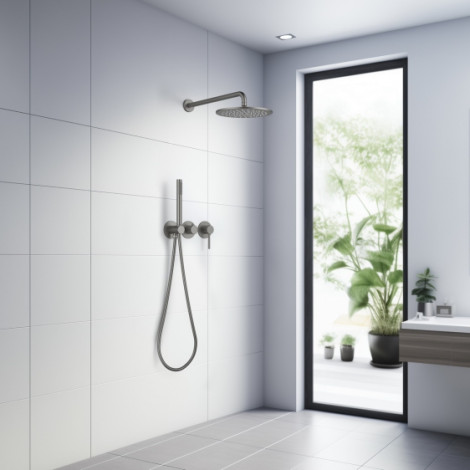 Душевой комплект Blue Water BOSTON BOS-ZKP.350 Графит (Gun metal)
