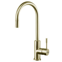 Смеситель кухонный Blue Water Lima Inox Шампанское золото